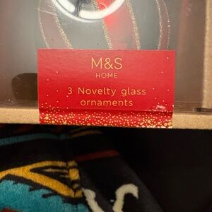 Red and Gold Glass Ornaments